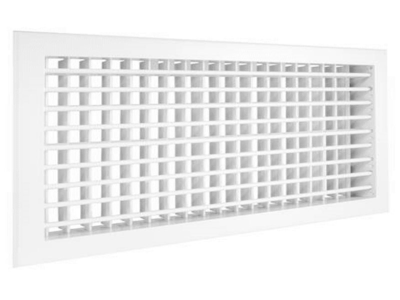 Настенная двурядная решётка ZILON 2 WA 150*150